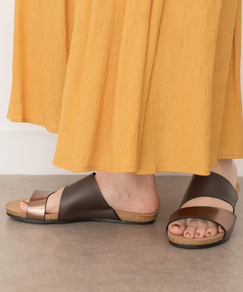 RODE SKO（ロデスコ）の「ラフソールアシメサンダル（サンダル・レディース・ホワイト/ブラウン・36/37/38）」の7枚目の写真