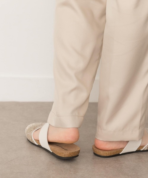 RODE SKO（ロデスコ）の「ラフソールアシメサンダル（サンダル・レディース・ホワイト/ブラウン・36/37/38）」の5枚目の写真