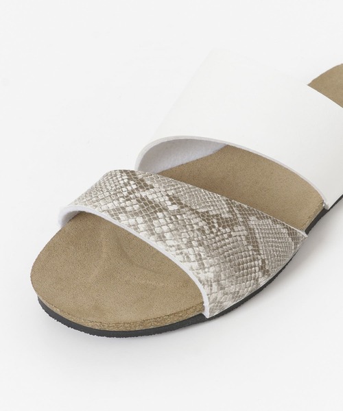 RODE SKO（ロデスコ）の「ラフソールアシメサンダル（サンダル・レディース・ホワイト/ブラウン・36/37/38）」の6枚目の写真