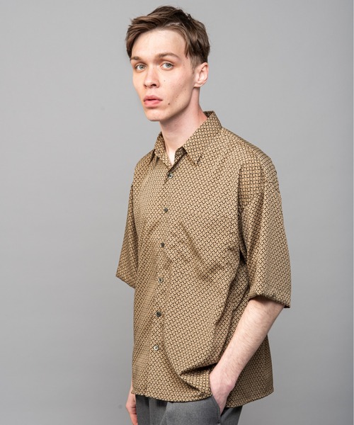 アンティーク ライトデシン ライトデシン シャツ ブラウス 半袖シャツ M を購入できます Mr Olive Mr Olive ミスターオリーブ のファッション スクエアカット 半袖シャツ シャツ ブラウス 激安購入
