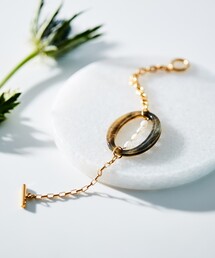 THE SHOP TK （ザ ショップ ティーケー ）の「◆【Nerine】マーブルアクリル×パールブレス（ブレスレット）」