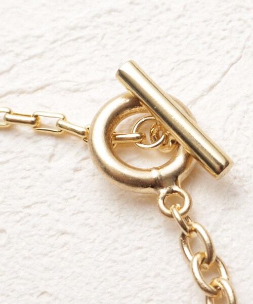THE SHOP TK (ザ ショップ ティーケー )の「◆【Nerine】マーブルアクリル×パールブレス(ブレスレット・レディース・ゴールド/シルバー・00)」の4枚目の写真