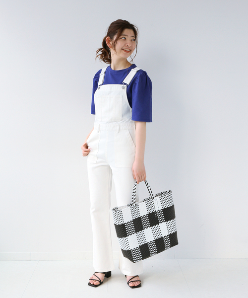 Simplicite（サンプリシテ）の「パフスリーブTee（Tシャツ/カットソー・レディース・ホワイト/ブラック/ブルー・FREE）」の19枚目の写真