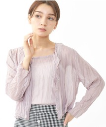 flower | ウォータリーワッシャーセットトップ(アンサンブル)