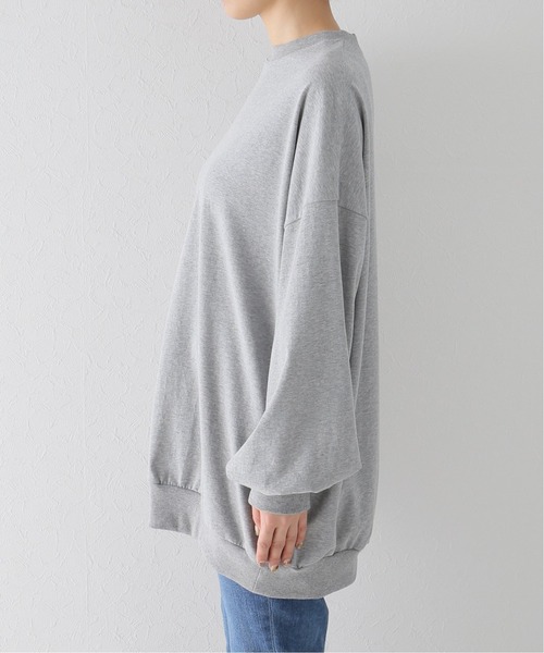 JOURNAL STANDARD LUXE（ジャーナルスタンダード　ラックス）の「ヴィンテージジャージークルーネックパフプルオーバー（Tシャツ/カットソー・レディース・ホワイト/ブラック/グレー・FREE）」の5枚目の写真