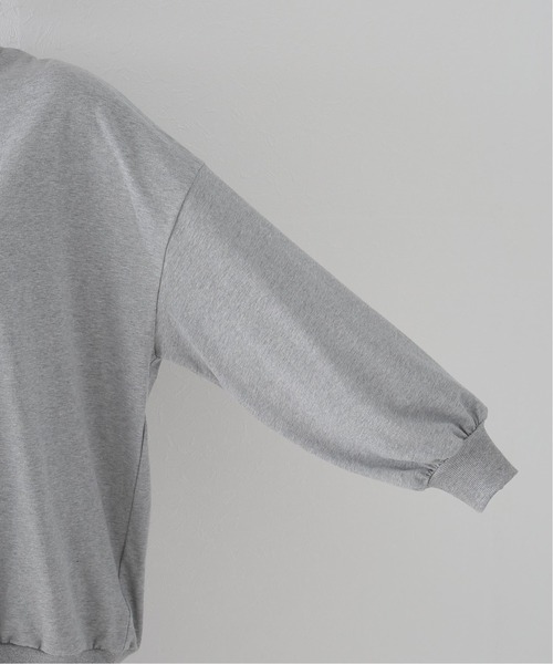 JOURNAL STANDARD LUXE（ジャーナルスタンダード　ラックス）の「ヴィンテージジャージークルーネックパフプルオーバー（Tシャツ/カットソー・レディース・ホワイト/ブラック/グレー・FREE）」の9枚目の写真