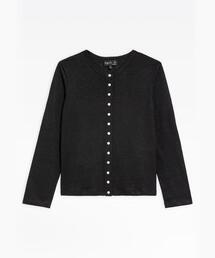 agnes b. | JDJ6 CARDIGAN リネンカーディガンプレッション(カーディガン/ボレロ)