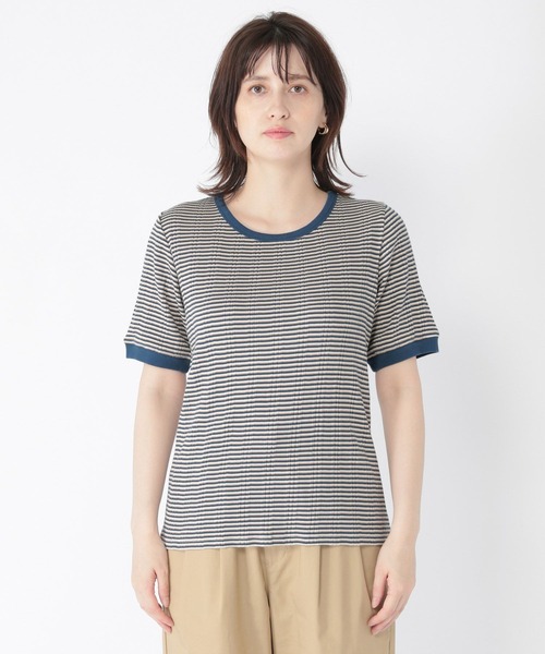 studio CLIP（スタディオクリップ）の「【UVカット】レジャー針抜きプルオーバー（Tシャツ/カットソー・レディース・オフホワイト/スモーク/その他1/その他2・MEDIUM/LARGE）」の7枚目の写真