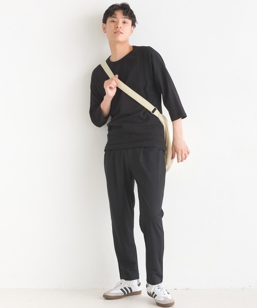 OMNES(オムネス)の「メンズ接触冷感レーヨンナイロンタックイージーパンツ(その他パンツ・メンズ・ブラック/ベージュ/ブルー/キャメル・MEDIUM/LARGE)」の12枚目の写真
