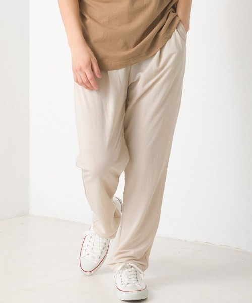 OMNES(オムネス)の「メンズ接触冷感レーヨンナイロンタックイージーパンツ(その他パンツ・メンズ・ブラック/ベージュ/ブルー/キャメル・MEDIUM/LARGE)」の15枚目の写真