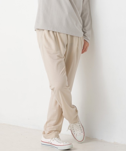 OMNES(オムネス)の「メンズ接触冷感レーヨンナイロンタックイージーパンツ(その他パンツ・メンズ・ブラック/ベージュ/ブルー/キャメル・MEDIUM/LARGE)」の19枚目の写真