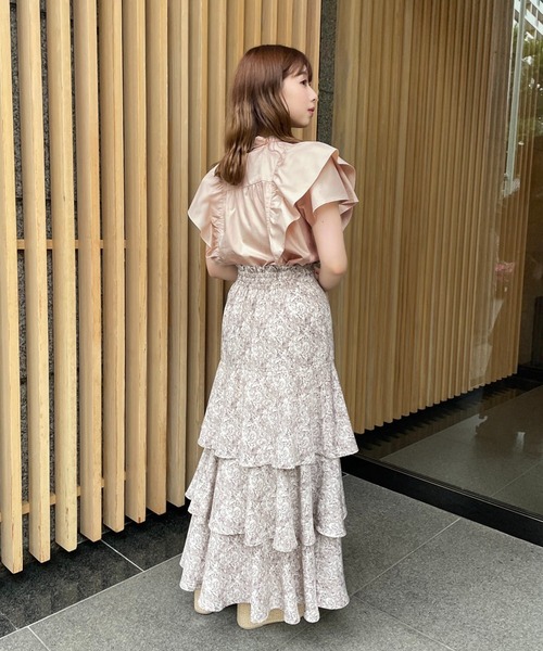 one after another NICE CLAUP(ワンアフターアナザーナイスクラップ)の「2wayボウタイブラウス(シャツ/ブラウス・レディース・ブラック/ピンクベージュ/グリーン系その他/オフホワイト・FREE)」の11枚目の写真