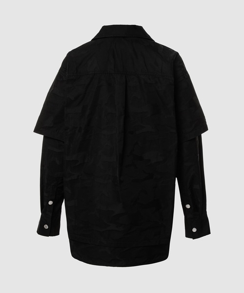 Feng Chen Wang（フェン・チェン・ワン）の「CAMOUFLAGE IMPRINT SHIRT（シャツ/ブラウス・メンズ・ブラック・S/M）」の5枚目の写真