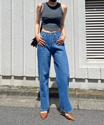 クロップドアメスリタンクトップ