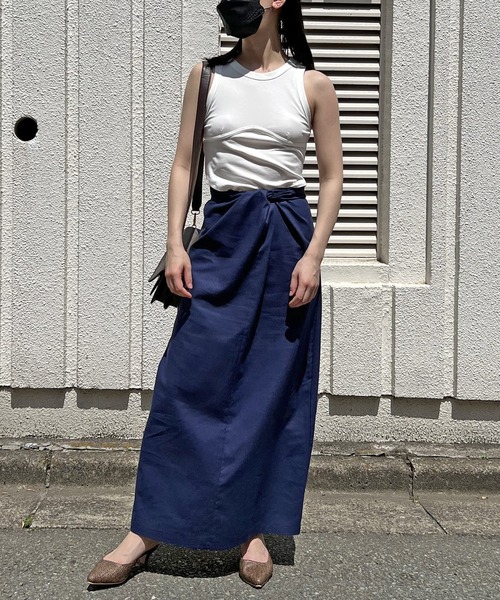 Jewelobe(ジュエローブ)の「クロップドアメスリタンクトップ(タンクトップ・レディース・ホワイト/チャコールグレー/ブラウン/カーキ・FREE)」の19枚目の写真