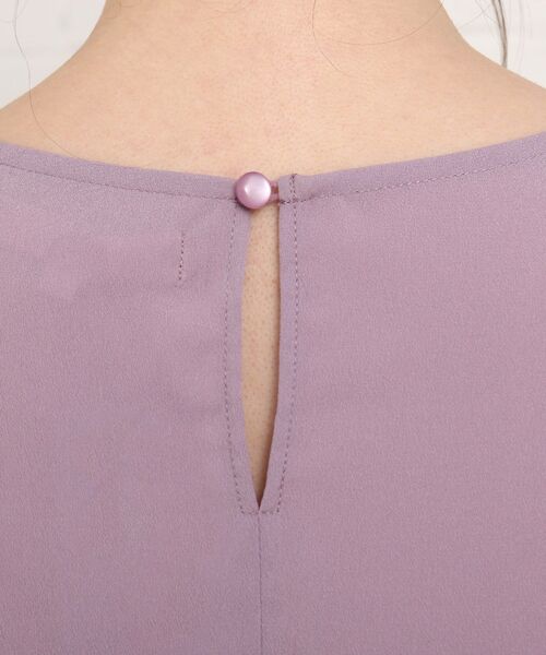 Cutie Blonde（キューティーブロンド）の「◆【プチプラ】肩フリルブラウス（シャツ/ブラウス・レディース・ブラック/オフホワイト/ライトパープル・01/02/03）」の10枚目の写真