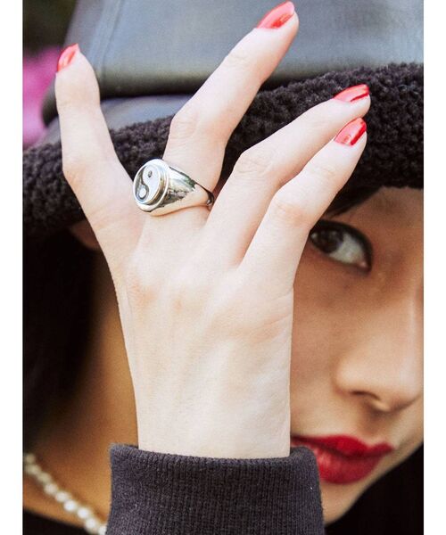 jouetie（ジュエティ）の「インヤンリング（リング・レディース・シルバー/ゴールド・FREE）」の9枚目の写真