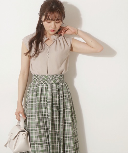 PROPORTION BODY DRESSING（プロポーションボディドレッシング）の「ギャザーフリルブラウス / 1212210600（シャツ/ブラウス・レディース・ホワイト/ベージュ/ピンク・FREE）」の9枚目の写真