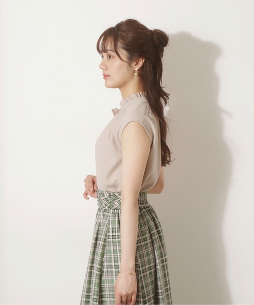 PROPORTION BODY DRESSING（プロポーションボディドレッシング）の「ギャザーフリルブラウス / 1212210600（シャツ/ブラウス・レディース・ホワイト/ベージュ/ピンク・FREE）」の6枚目の写真