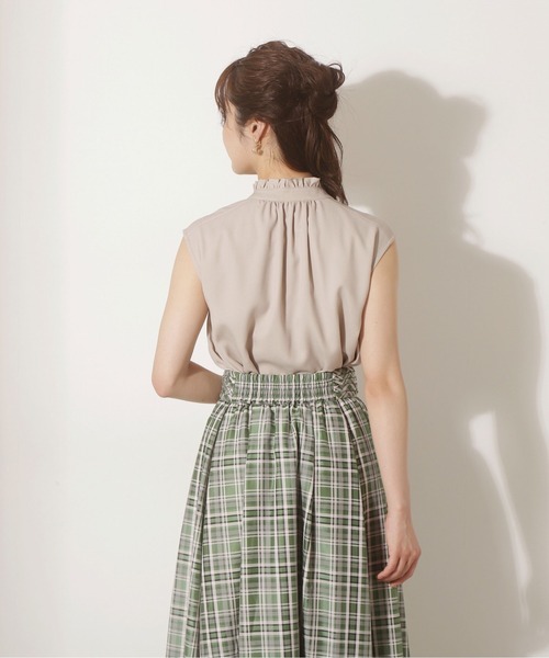 PROPORTION BODY DRESSING（プロポーションボディドレッシング）の「ギャザーフリルブラウス / 1212210600（シャツ/ブラウス・レディース・ホワイト/ベージュ/ピンク・FREE）」の7枚目の写真