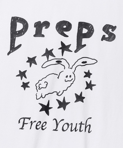 VIVASTUDIO(ビバスタジオ)の「【UNISEX】VIVA STUDIO/PREPS TEE 2298986(Tシャツ/カットソー・メンズ・ブラック/ホワイト・X-LARGE/LARGE/MEDIUM/SMALL)」の4枚目の写真