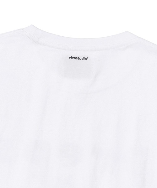 VIVASTUDIO(ビバスタジオ)の「【UNISEX】VIVA STUDIO/PREPS TEE 2298986(Tシャツ/カットソー・メンズ・ブラック/ホワイト・X-LARGE/LARGE/MEDIUM/SMALL)」の9枚目の写真