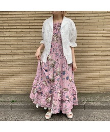 PINK HOUSE | ブルーベリーファームプリントノースリーブワンピース(ワンピース)