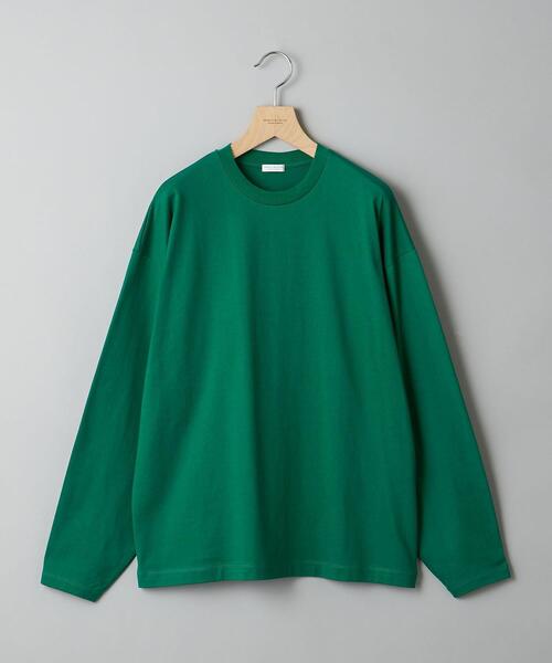 BEAUTY&YOUTH UNITED ARROWS(ビューティーアンドユースユナイテッドアローズ)の「【WEB限定】フィッシュ ロングスリーブ Tシャツ -MADE IN JAPAN-(Tシャツ/カットソー・メンズ・ホワイト/ライトグレー/ブラック/ケリーグリーン/ライトブルー/ダークグレー/シャーベット/その他1/ピンク/モカ・S/M/L/XL)」の7枚目の写真