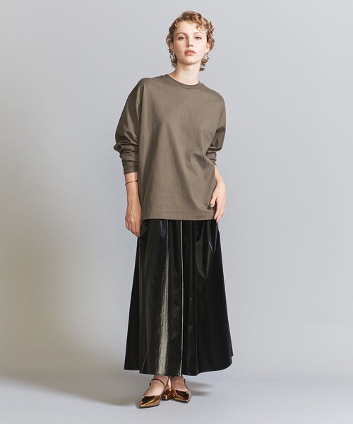 BEAUTY&YOUTH UNITED ARROWS(ビューティーアンドユースユナイテッドアローズ)の「【WEB限定】フィッシュ ロングスリーブ Tシャツ -MADE IN JAPAN-(Tシャツ/カットソー・メンズ・ホワイト/ライトグレー/ブラック/ケリーグリーン/ライトブルー/ダークグレー/シャーベット/その他1/ピンク/モカ・S/M/L/XL)」の14枚目の写真