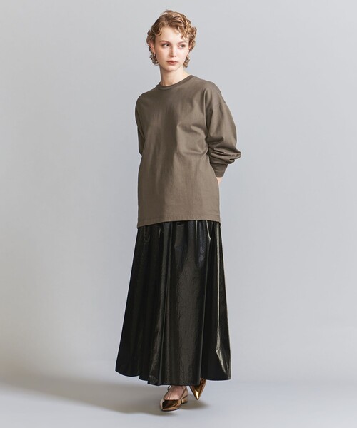 BEAUTY&YOUTH UNITED ARROWS(ビューティーアンドユースユナイテッドアローズ)の「【WEB限定】フィッシュ ロングスリーブ Tシャツ -MADE IN JAPAN-(Tシャツ/カットソー・メンズ・ホワイト/ライトグレー/ブラック/ケリーグリーン/ライトブルー/ダークグレー/シャーベット/その他1/ピンク/モカ・S/M/L/XL)」の15枚目の写真