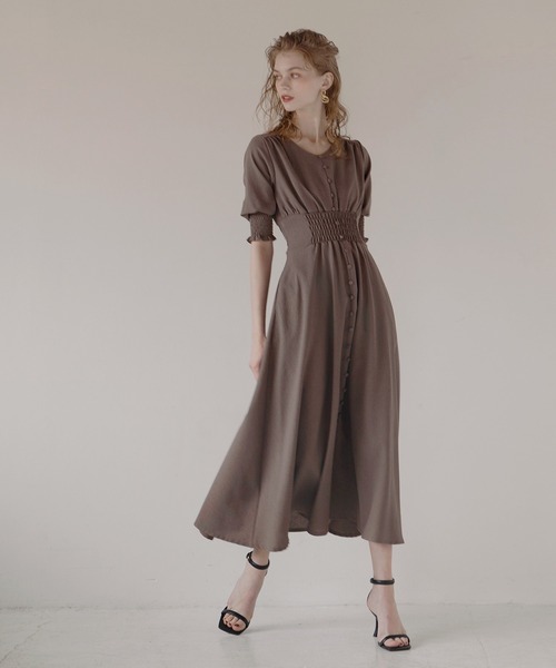 MIELI INVARIANT(ミエリインヴァリアント)の「Sanmarino Color Mix Dress(ワンピース・レディース・ベージュ・FREE)」の15枚目の写真