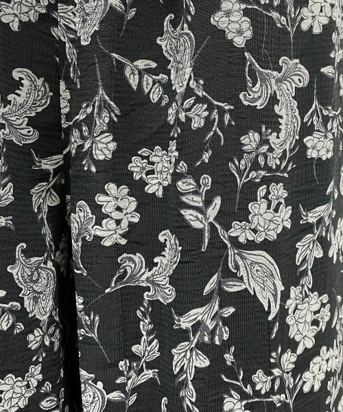 PICCIN（ピッチン）の「サイドギャザー切替えフラワーパンツ（その他パンツ・レディース・ブラック/ブルー・M/L）」の9枚目の写真