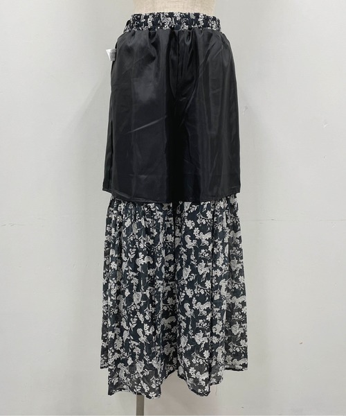 PICCIN（ピッチン）の「サイドギャザー切替えフラワーパンツ（その他パンツ・レディース・ブラック/ブルー・M/L）」の13枚目の写真