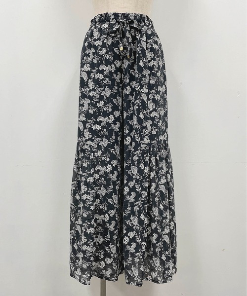 PICCIN（ピッチン）の「サイドギャザー切替えフラワーパンツ（その他パンツ・レディース・ブラック/ブルー・M/L）」の16枚目の写真