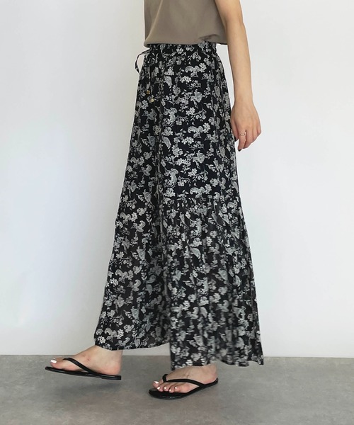 PICCIN（ピッチン）の「サイドギャザー切替えフラワーパンツ（その他パンツ・レディース・ブラック/ブルー・M/L）」の18枚目の写真