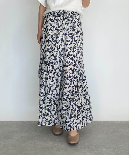 PICCIN（ピッチン）の「サイドギャザー切替えフラワーパンツ（その他パンツ・レディース・ブラック/ブルー・M/L）」の11枚目の写真