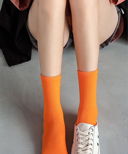 EPICKS（エピックス）の「【10色展開】ハイカットレディースカラー足袋ソックス靴下（ソックス/靴下・レディース・ホワイト/ブラック/パープル/ピンク/イエロー/オレンジ/ブルー/グリーン/ミント/ライトピンク・F）」の10枚目の写真