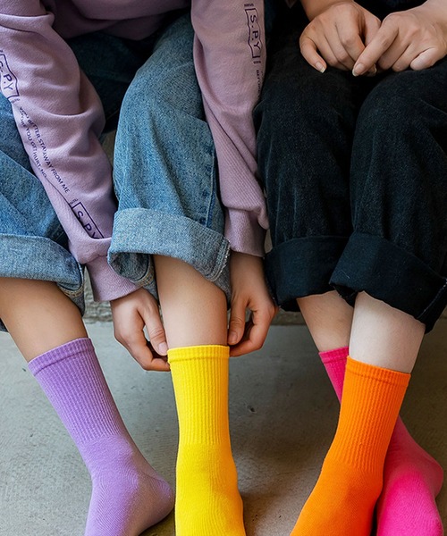 EPICKS（エピックス）の「【10色展開】ハイカットレディースカラー足袋ソックス靴下（ソックス/靴下・レディース・ホワイト/ブラック/パープル/ピンク/イエロー/オレンジ/ブルー/グリーン/ミント/ライトピンク・F）」の12枚目の写真