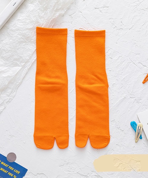 EPICKS（エピックス）の「【10色展開】ハイカットレディースカラー足袋ソックス靴下（ソックス/靴下・レディース・ホワイト/ブラック/パープル/ピンク/イエロー/オレンジ/ブルー/グリーン/ミント/ライトピンク・F）」の15枚目の写真