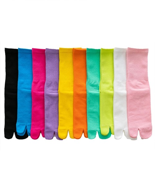 EPICKS（エピックス）の「【10色展開】ハイカットレディースカラー足袋ソックス靴下（ソックス/靴下・レディース・ホワイト/ブラック/パープル/ピンク/イエロー/オレンジ/ブルー/グリーン/ミント/ライトピンク・F）」の17枚目の写真