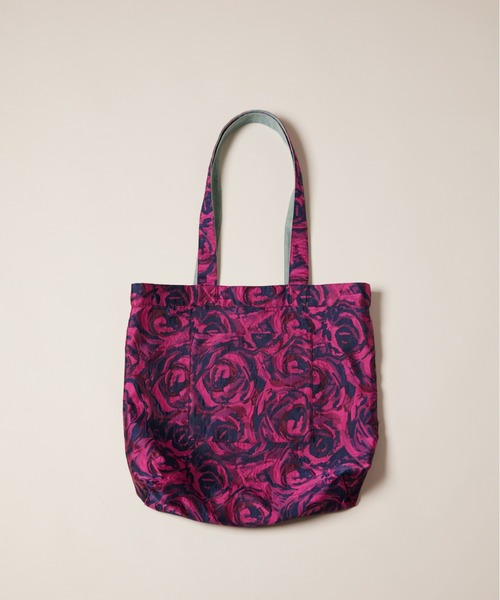 manana suerte（マニャーナスエルテ）の「ジャガードリバーシブルTOTE BAG（トートバッグ・レディース・ブラック/パープル/ピンク・FREE）」の18枚目の写真