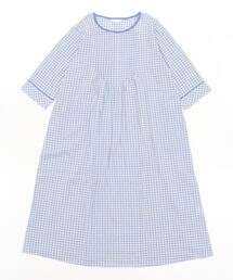 KID BLUE | キッドブルー -22シャーリングギンガム -7分袖ナイティ -KNTL507 -kidblue(ルームウェア/パジャマ)