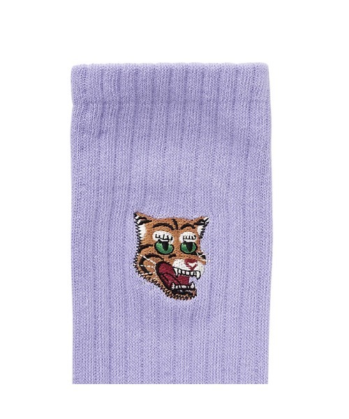 Onitsuka Tiger（オニツカタイガー）の「MIDDLE SOCKS / ミドルソックス（ソックス/靴下・レディース・ホワイト/ブラック/ラベンダー・S/M/L）」の9枚目の写真