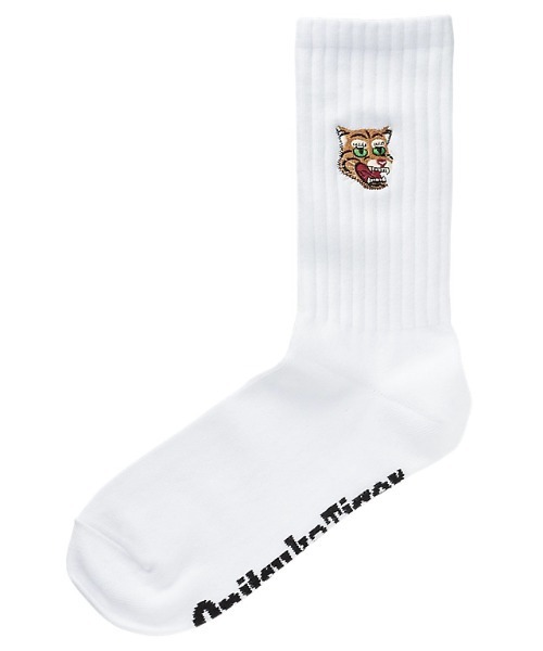 Onitsuka Tiger（オニツカタイガー）の「MIDDLE SOCKS / ミドルソックス（ソックス/靴下・レディース・ホワイト/ブラック/ラベンダー・S/M/L）」の6枚目の写真