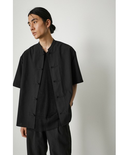AZUL by moussy（アズールバイマウジー）の「SYMPHONIZE DRY CHINA SHIRT/シンフォナイズドライチャイナシャツ（シャツ/ブラウス・メンズ・ブラック/ブラウン・MEDIUM/LARGE）」の2枚目の写真