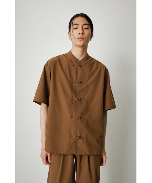 AZUL by moussy（アズールバイマウジー）の「SYMPHONIZE DRY CHINA SHIRT/シンフォナイズドライチャイナシャツ（シャツ/ブラウス・メンズ・ブラック/ブラウン・MEDIUM/LARGE）」の20枚目の写真