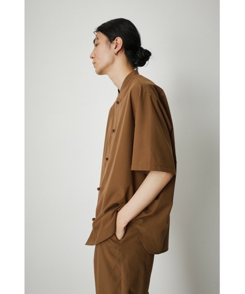 AZUL by moussy（アズールバイマウジー）の「SYMPHONIZE DRY CHINA SHIRT/シンフォナイズドライチャイナシャツ（シャツ/ブラウス・メンズ・ブラック/ブラウン・MEDIUM/LARGE）」の10枚目の写真