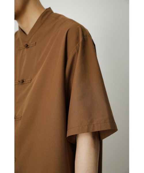 AZUL by moussy（アズールバイマウジー）の「SYMPHONIZE DRY CHINA SHIRT/シンフォナイズドライチャイナシャツ（シャツ/ブラウス・メンズ・ブラック/ブラウン・MEDIUM/LARGE）」の12枚目の写真