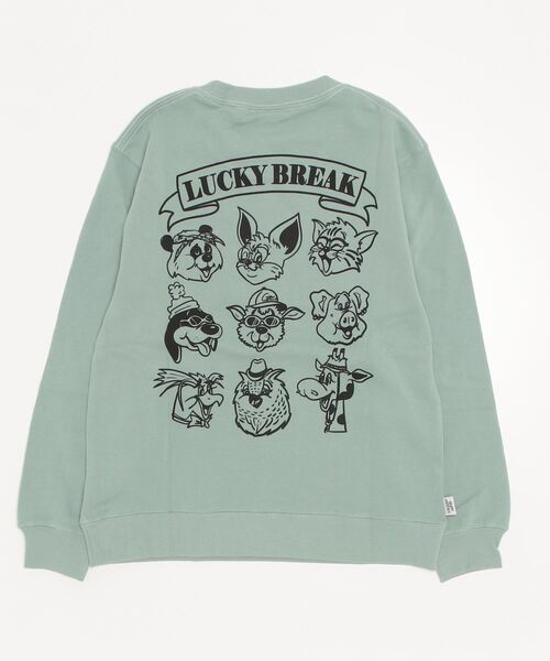 gym master（ジムマスター）の「アニマルスウェットシャツ（スウェット・メンズ・杢グレー/ブラック/マスタード/ライトブルーグレー・SMALL/MEDIUM/LARGE/X-LARGE）」の17枚目の写真