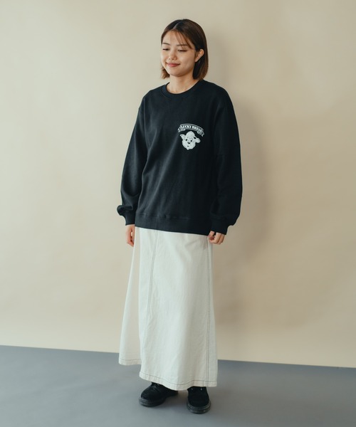 gym master（ジムマスター）の「アニマルスウェットシャツ（スウェット・メンズ・杢グレー/ブラック/マスタード/ライトブルーグレー・SMALL/MEDIUM/LARGE/X-LARGE）」の12枚目の写真